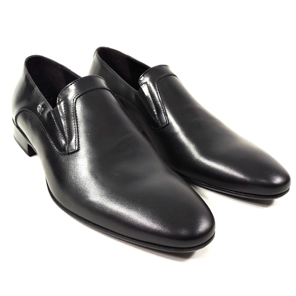 GOODMAN 🇮🇹 MEN'S BLACK SOFT LEATHER COMFORT LOAFERS